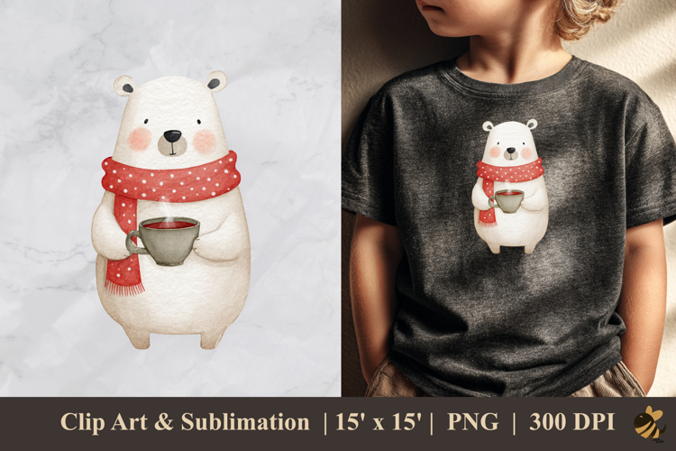 Polar Bear Clipart Image 6