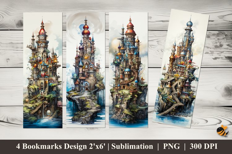 Grand Mosque Bookmarks Sublimation Design