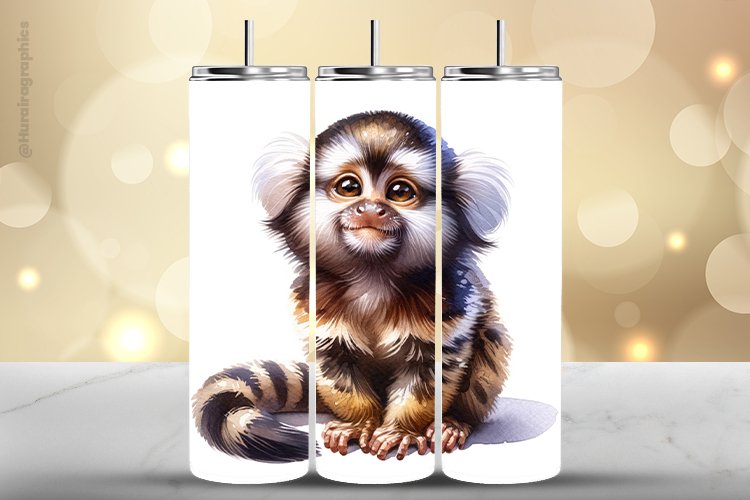 Monkey Tumbler Wrap| Tumbler Sublimation Wrap