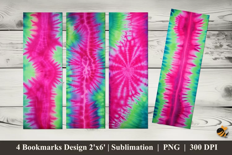 Caribbean Bookmarks Sublimation Design