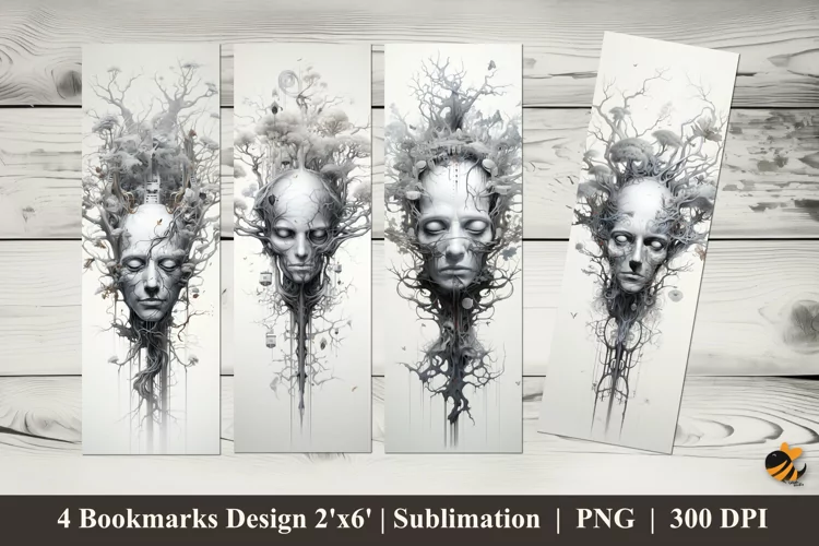 Tattoo Imagination Bookmarks Sublimation Design