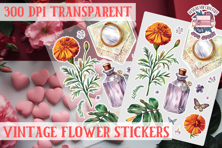 Retro Flowers Svg Image 8