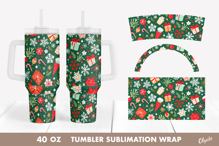 Christmas Sublimation Tumbler Designs Image 6