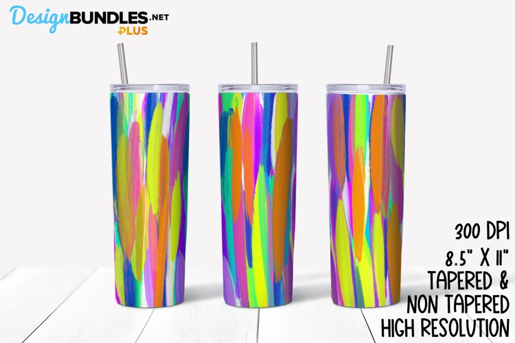 Party Brush Stroke Tumbler Wrap