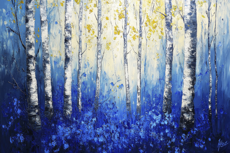 Blue Texture Image 15