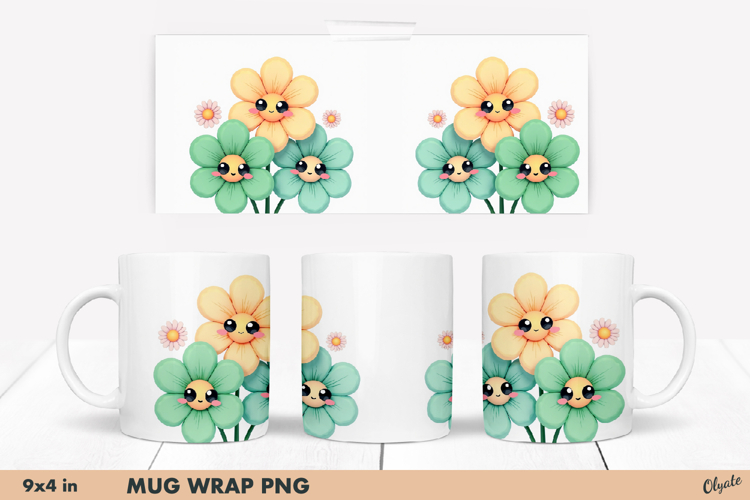 Celebration Kawaii Mug Wrap