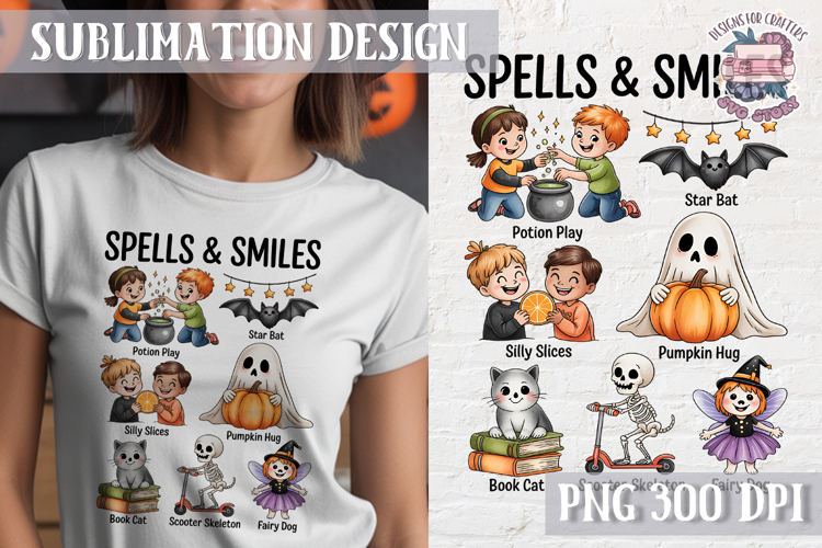 Cute Halloween Clipart PNG Sublimation Cozy Ideas Tshirt