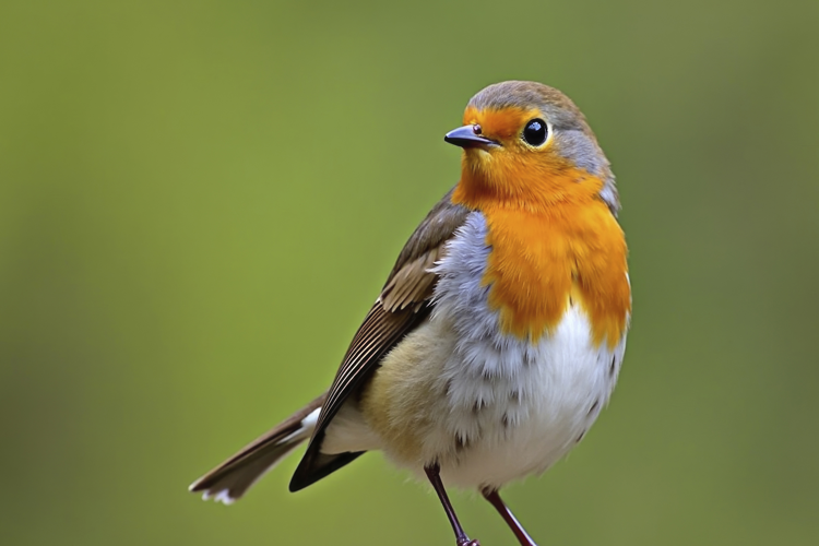 European Robin Background Wallpaper