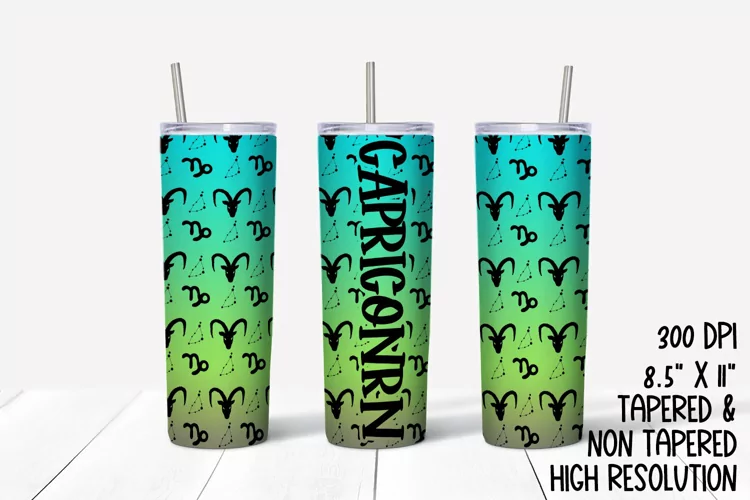 Capricorn | Zodiac Sublimation Tumbler