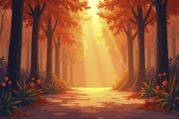 Autumn Forest Background