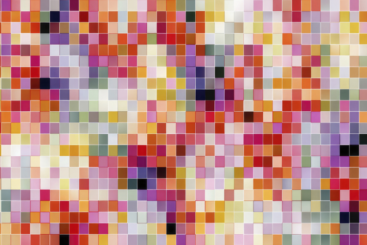 Colorful Small Blocks Pattern Background