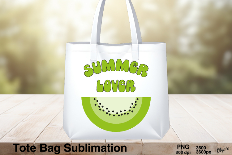 Tote Bag Summer Sublimation. Tote Bag Design