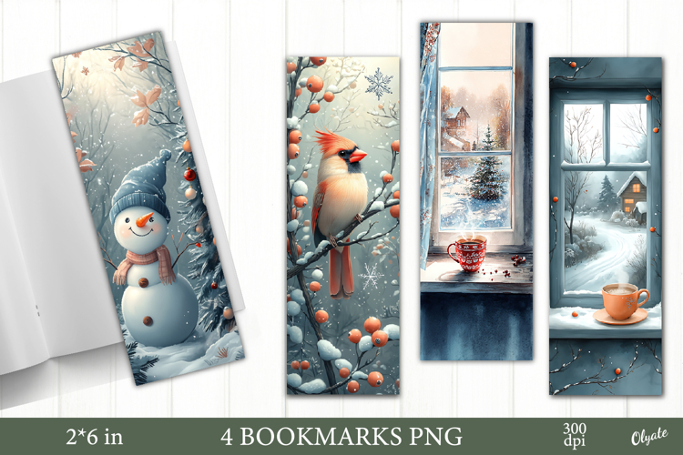 Printable Christmas Bookmark Image 12