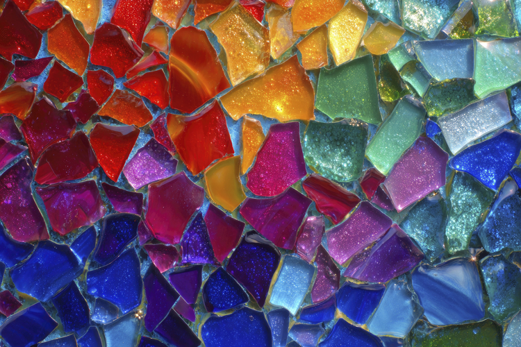 Colorful Mosaic Tile Background