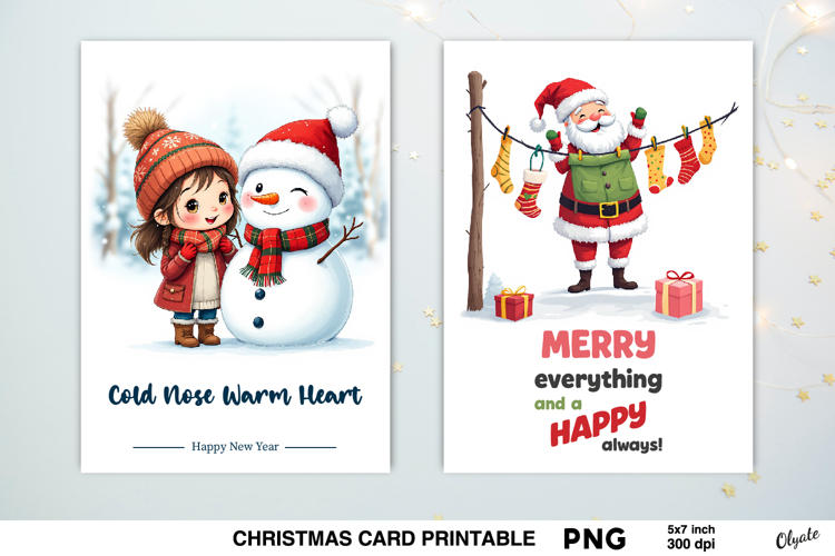 Christmas Celebration, Printing Card PNG