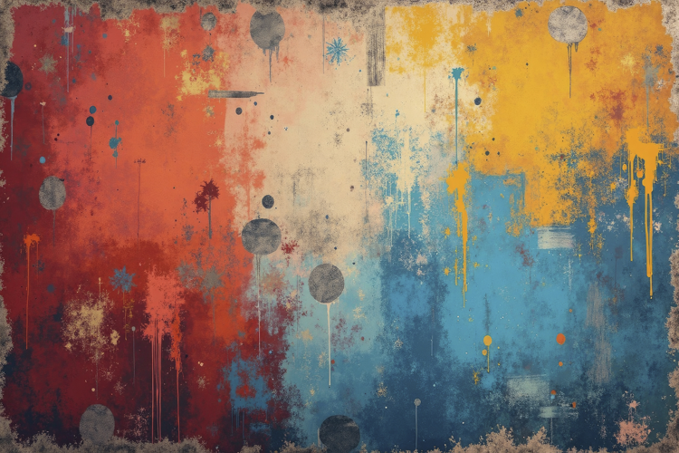Abstract Expressionist Art Background Wallpaper