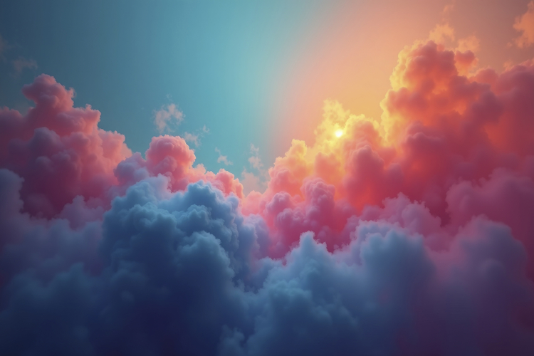 Dramatic Clouds Background Wallpaper