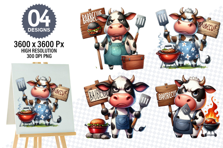 Cow Face Clipart Image 21