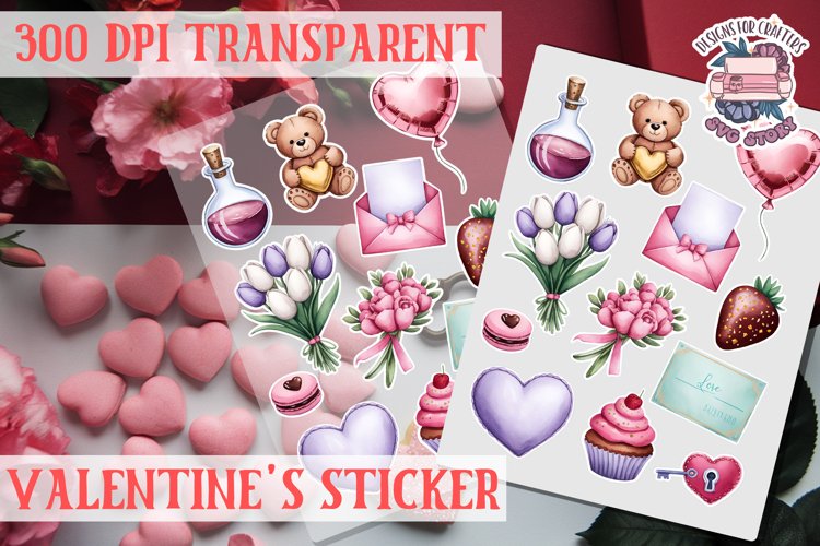 Love sticker Sheet Valentine Day Lovers Funny Heart PNG
