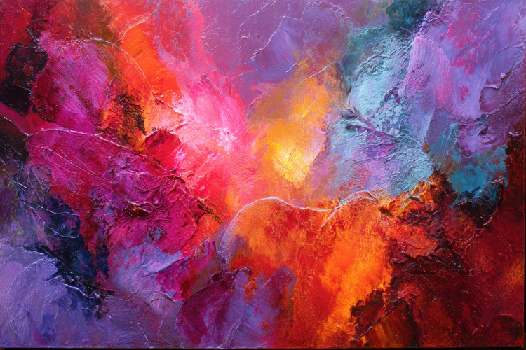 Multicolor Painting Texture Background