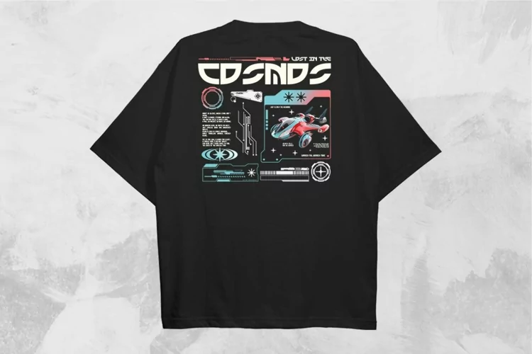Lost in the Cosmos Streetwear PNG T-shirt Design