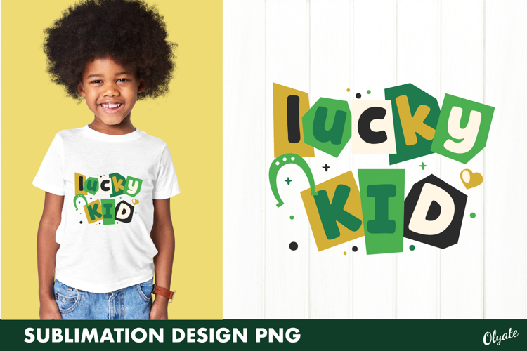 Lucky Kid, St Patrick’s Day SVG, PNG, EPS