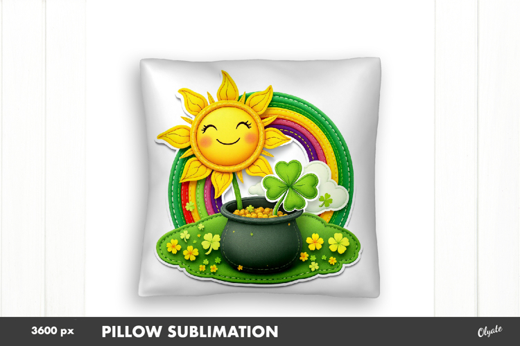 St Patrick’s Day Pillow Sublimation, Pillow Baby PNG