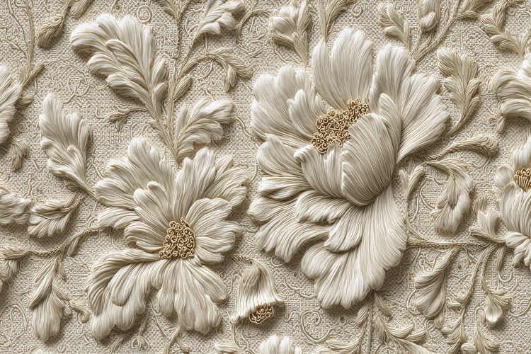 Embossed Floral Background