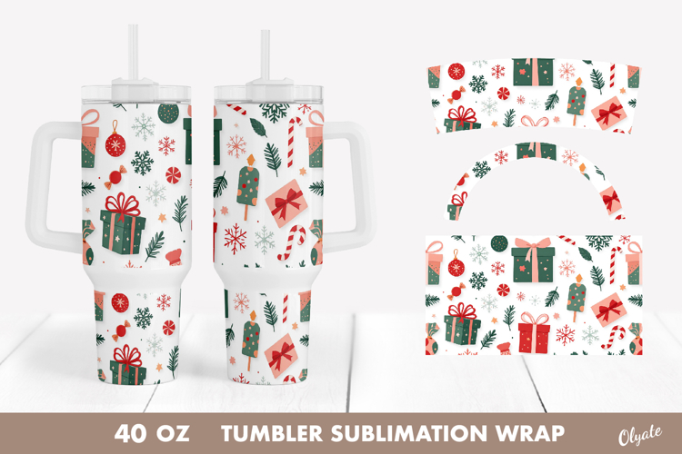 Christmas Sublimation Tumbler Designs Image 5