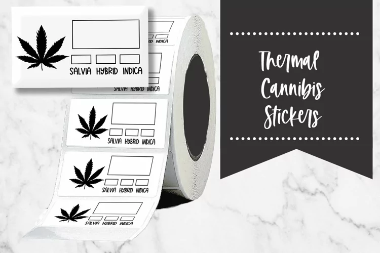 Cannibis Strain Thermal Stickers