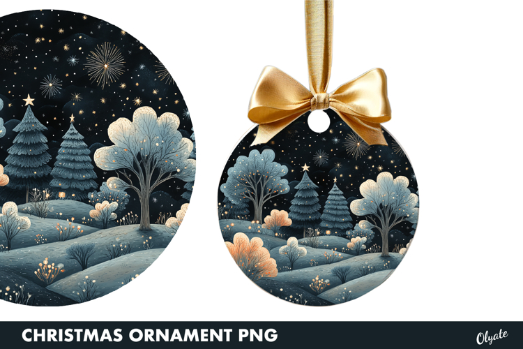 Christmas Winter Magic Ornament PNG