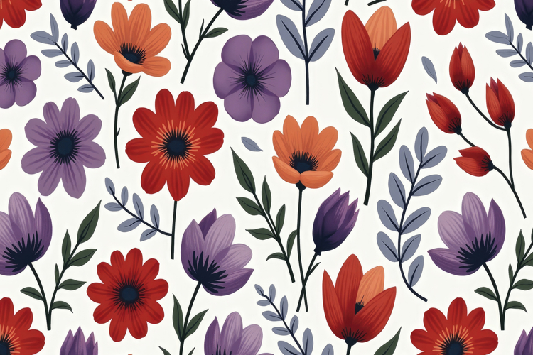 Flowers Texture Image 2