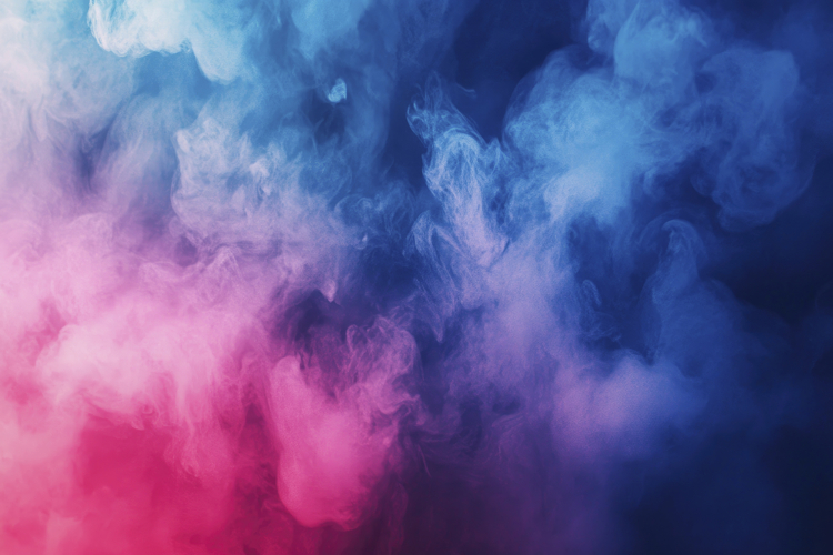 Blue Pink Smoke Background Wallpaper