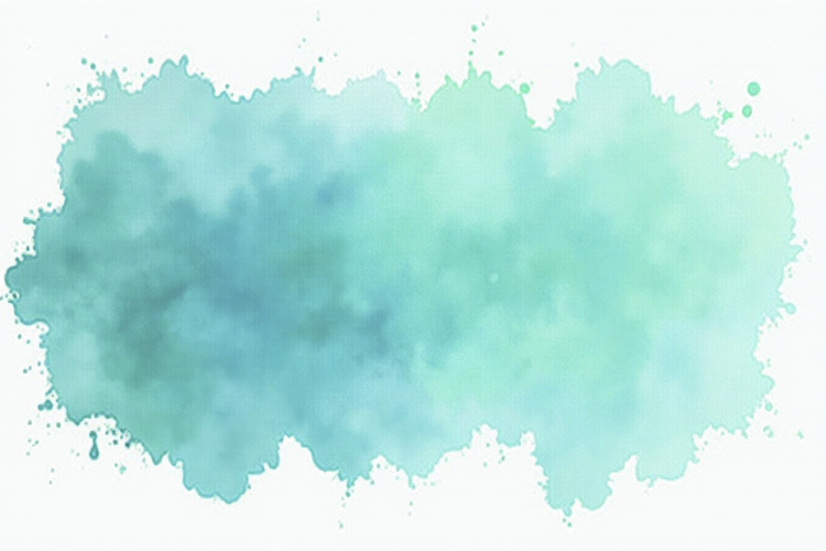 Abstract Blue Watercolor Background Wallpaper