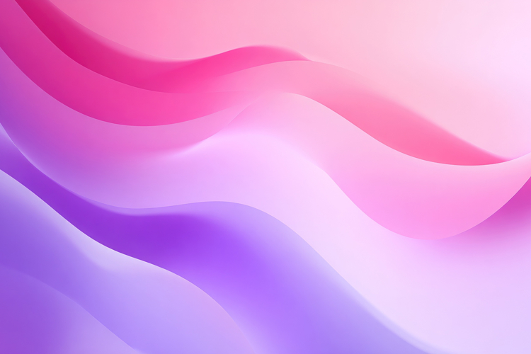 Pink Magenta Gradient Waves Background Wallpaper