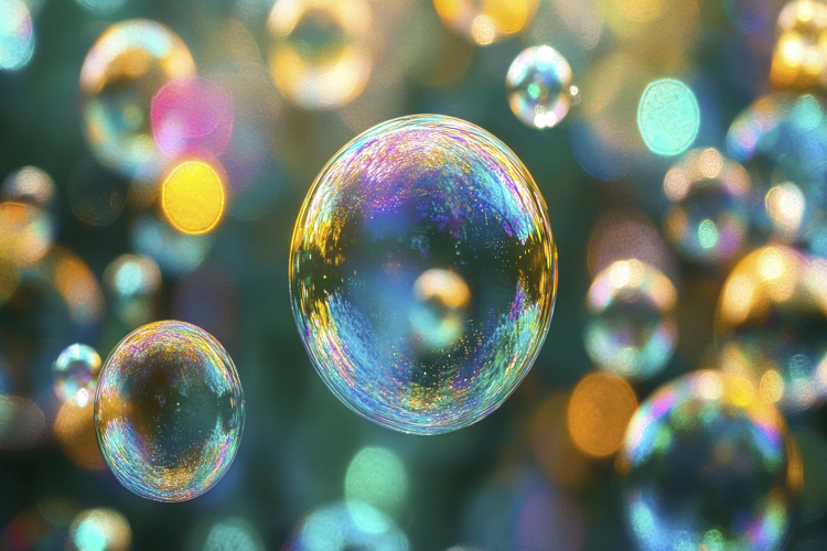 Soap Bubbles Background Wallpaper