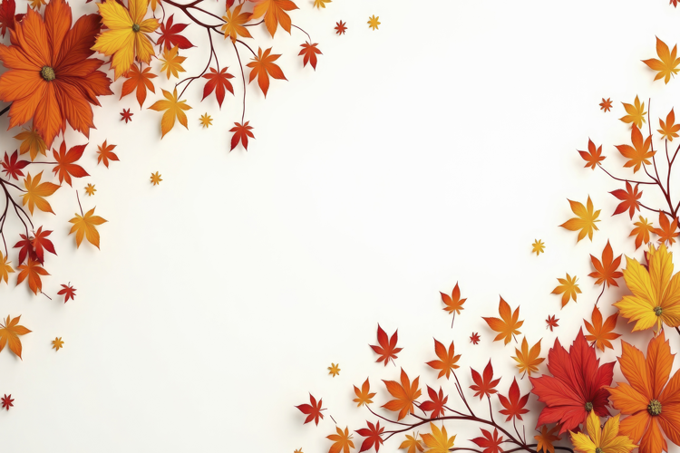 Autumn Leaves Background Wallpaper
