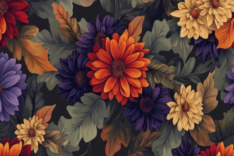 Flowers Background Wallpaper