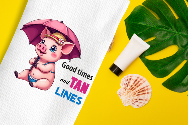 Beach Towel Clipart Image 3