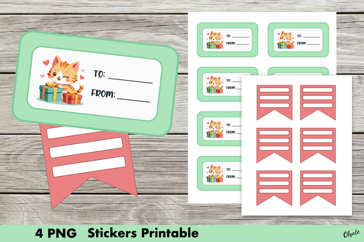 Birthday Stickers, Kawaii Birthday Sticker Printable PNG