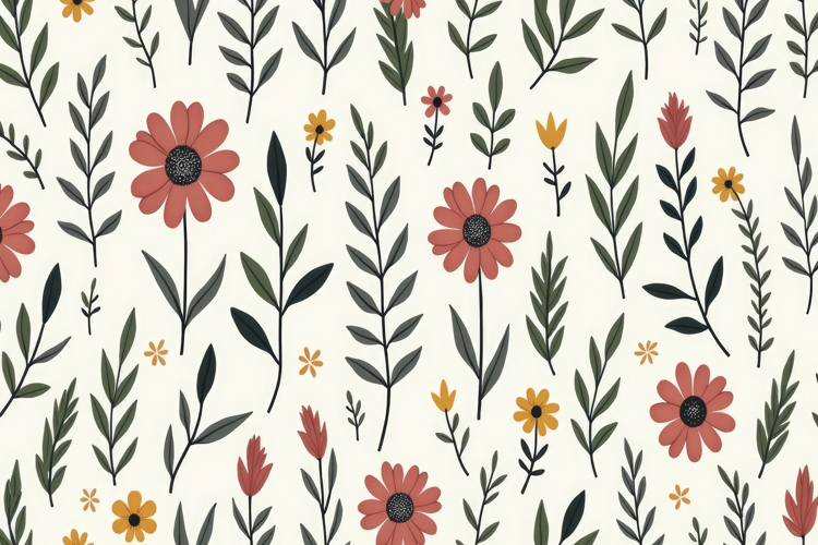 Floral Pattern Background