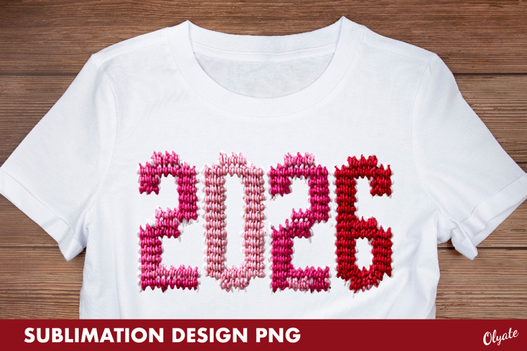 2026 Sublimation PNG, New Year Tshirt Sublimation