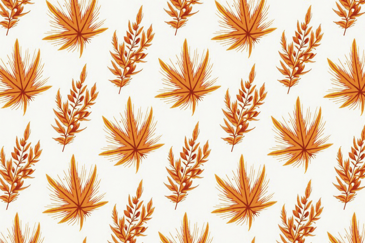 Autumn Leaves Pattern Background example image 1