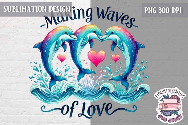 Valentine Love Animals Cute Quote Sublimation Design PNG