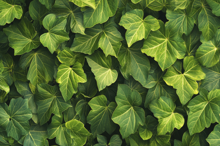 Ivy Leaves Background Wallpaper