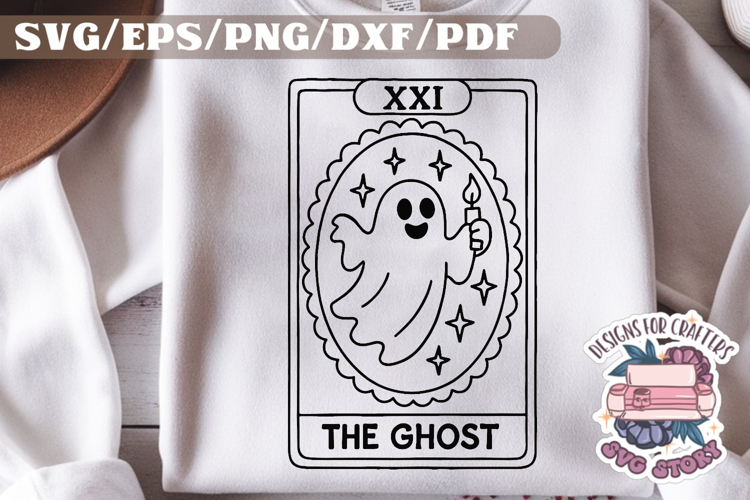 Halloween Tarot Card black and white SVG Design Quotes PNG
