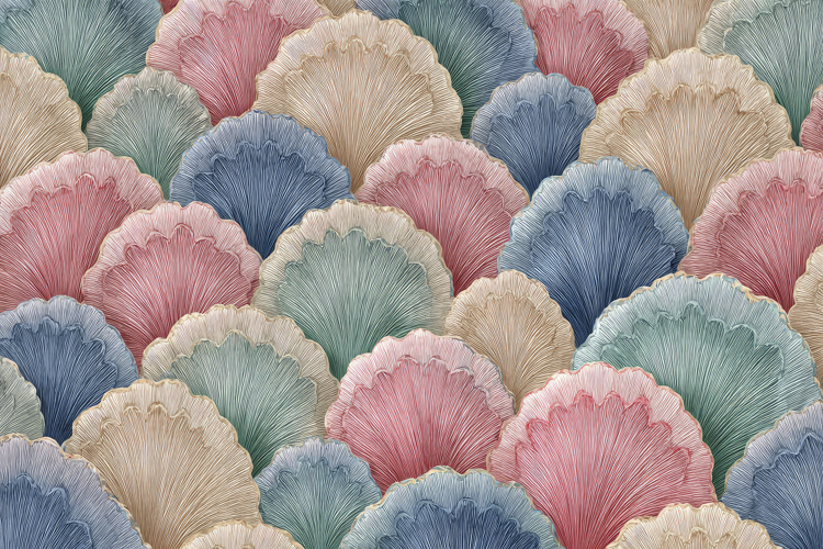 Colorful Flower Pattern Background