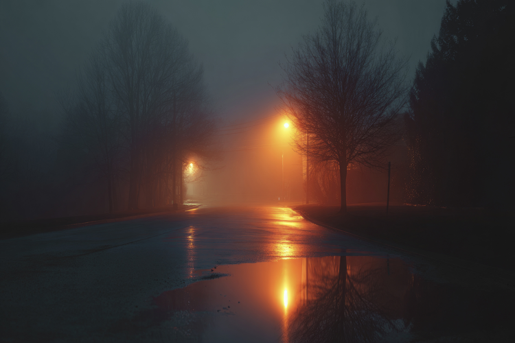 Night Forest Background