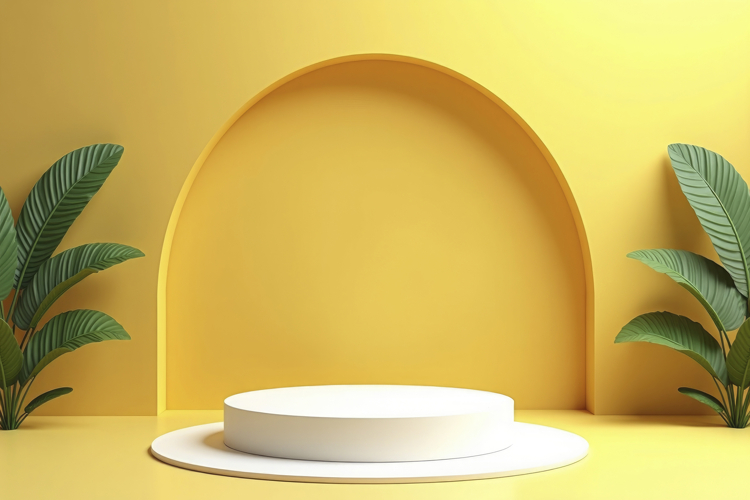 Product Display Podium Background Wallpaper