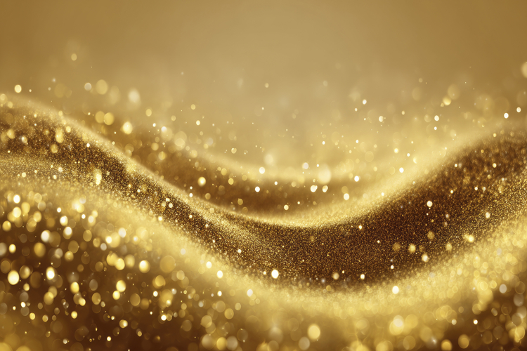 Golden Glitter Background Wallpaper